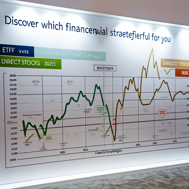 Gráfico sobre ETF ou Ações Diretas: Qual Estratégia é Mais Vantajosa em 2025?