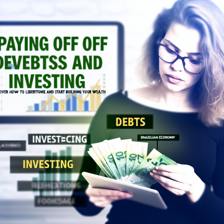 Gráfico sobre Como quitar dívidas e começar a investir