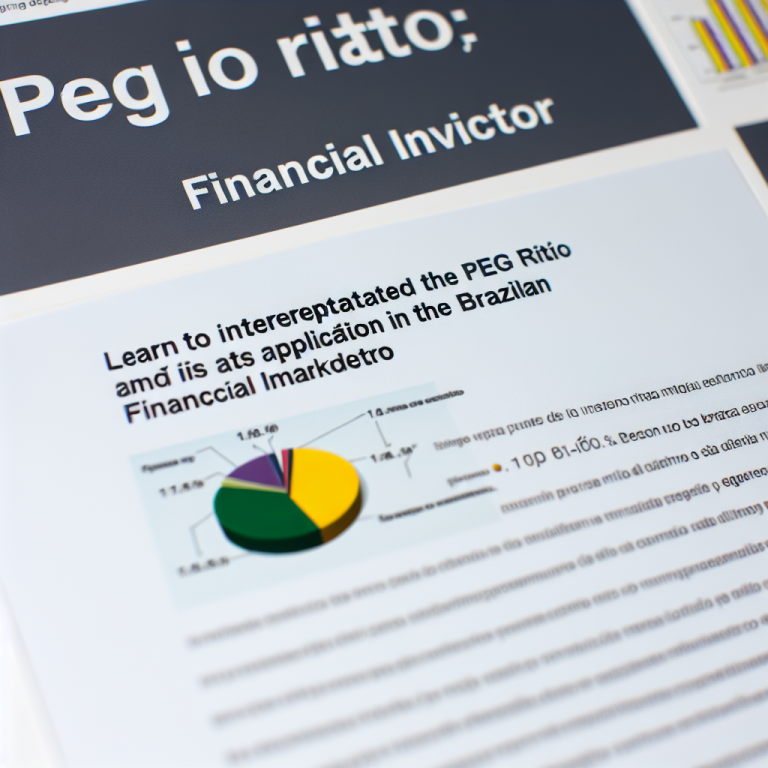 Gráfico sobre Entenda o PEG Ratio: Um Indicador Pouco Usado, mas Muito Poderoso