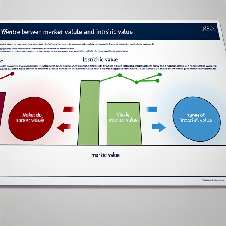 Gráfico sobre Diferença entre valor de mercado e valor intrínseco