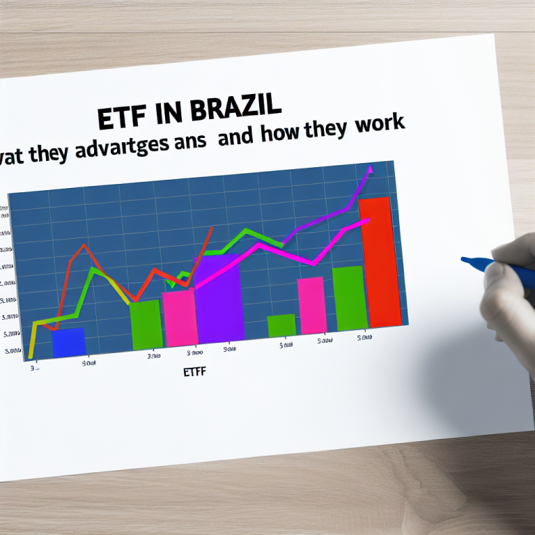 Gráfico sobre ETFs no Brasil: vantagens e desvantagens