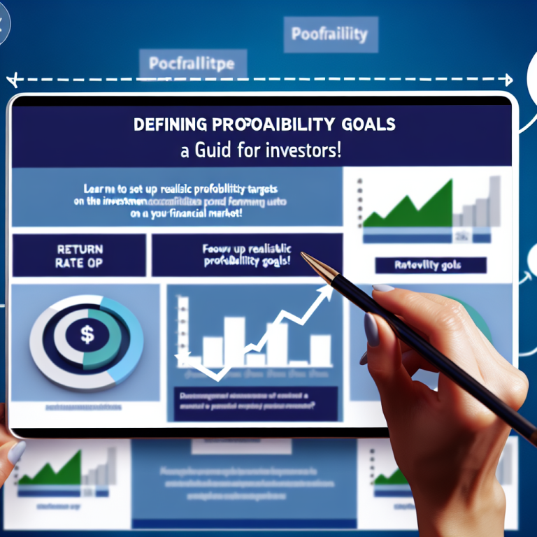 Gráfico sobre Como definir metas realistas de rentabilidade