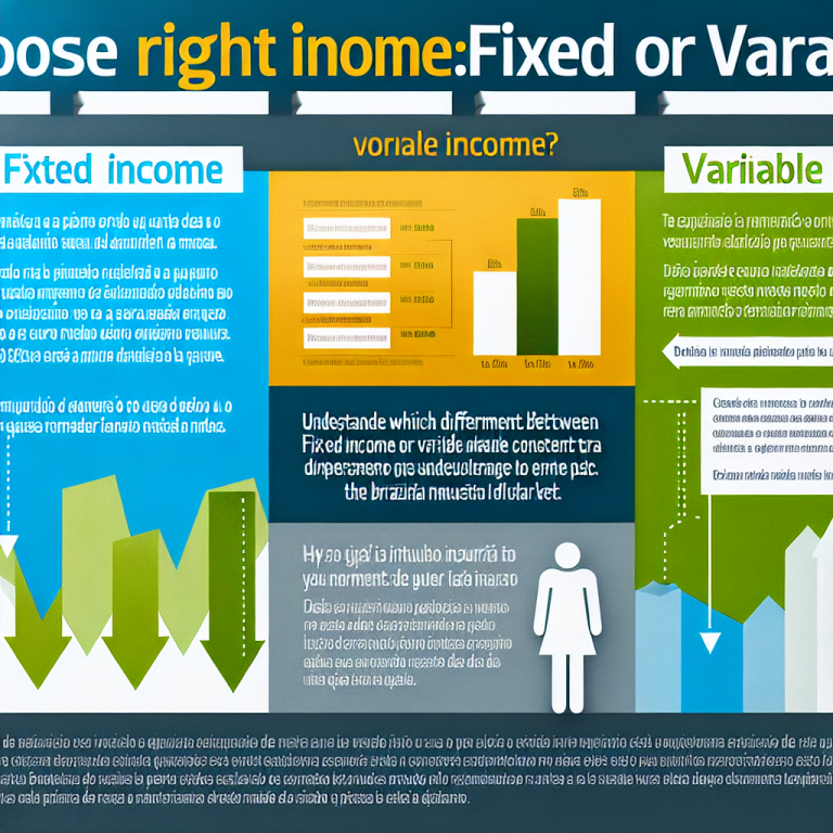 Gráfico sobre Como escolher entre renda fixa e renda variável