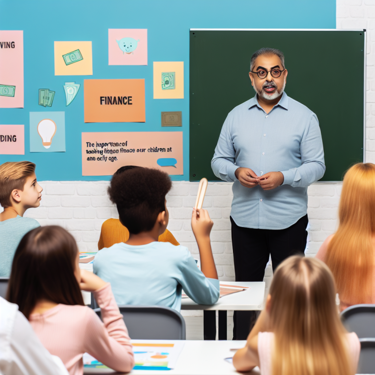 Gráfico sobre Como ensinar finanças para crianças