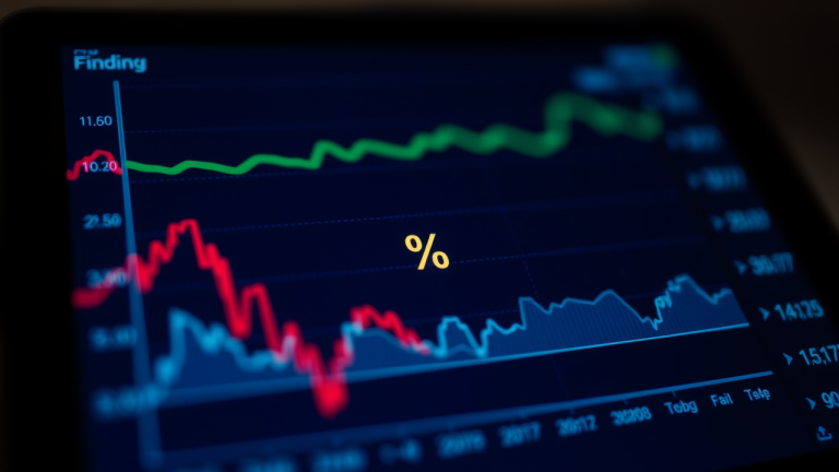 Gravação macro de um tablet mostrando uma linha de queda em um gráfico financeiro com uma luz vermelha, contrastando com uma luz verde fraca de uma oportunidade perdida no fundo, simbolizando perda financeira.