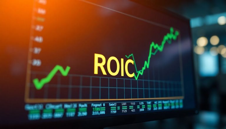 O que é o ROIC e como ele mede eficiência Ilustração sobre O que é o ROIC e como ele mede eficiência