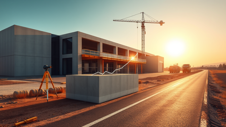 FIIs de Infraestrutura (FI-Infra): Isenção fiscal além dos dividendos Planta baixa de infraestrutura futurista com detalhes de construção e reflexos de luz