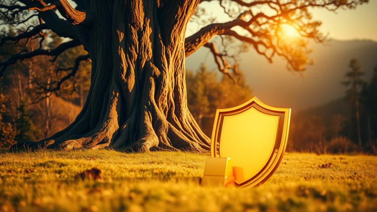 Árvore de Ouro e Prata, símbolo de proteção financeira